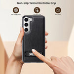 Elegante custodia pieghevole antiurto per telefono con placcatura galvanica., For Samsung Galaxy S22 5G