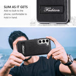 Elegante custodia pieghevole antiurto per telefono con placcatura galvanica., For Samsung Galaxy S22 5G