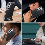 Elegante custodia pieghevole antiurto per telefono con placcatura galvanica., For Samsung Galaxy S22 5G