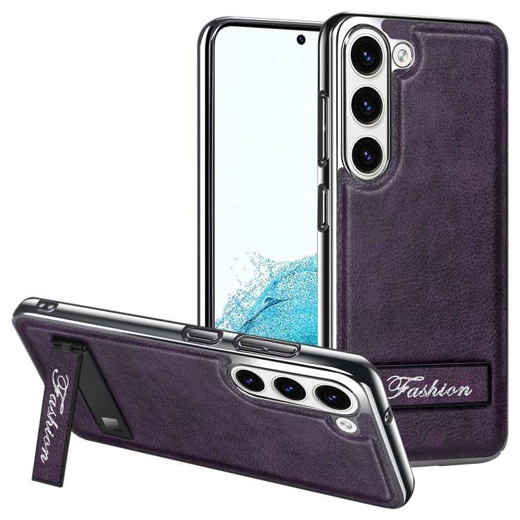Elegante custodia pieghevole antiurto per telefono con placcatura galvanica., For Samsung Galaxy S22 5G
