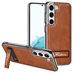Elegante custodia pieghevole antiurto per telefono con placcatura galvanica., For Samsung Galaxy S22 5G