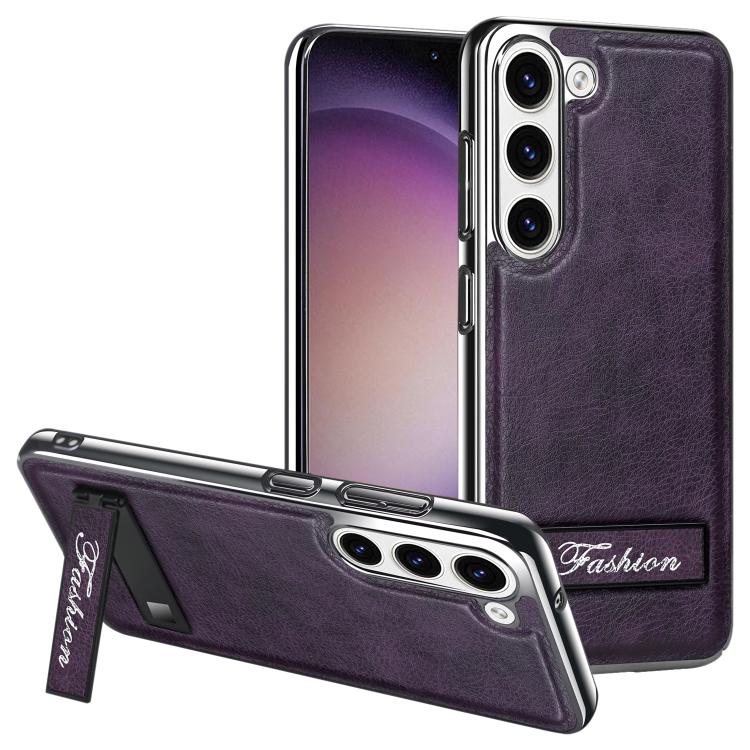 Elegante custodia pieghevole antiurto per telefono con placcatura galvanica., For Samsung Galaxy S24 Ultra 5G, For Samsung Galaxy S23 Ultra 5G, For Samsung Galaxy S23 5G, For Samsung Galaxy S22 Ultra 5G