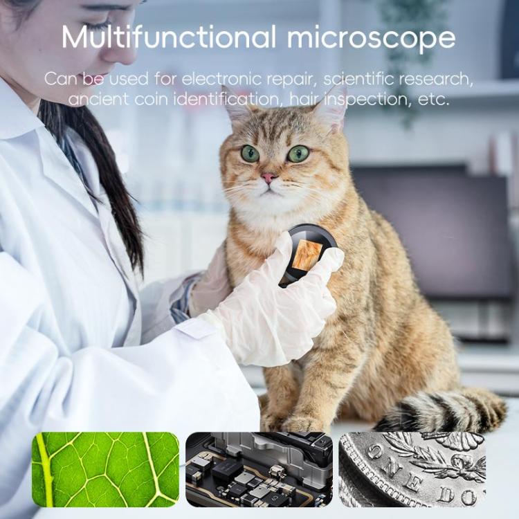 Microscopio digitale portatile inskam 365 con display da 2 pollici e 2 MP, inskam365
