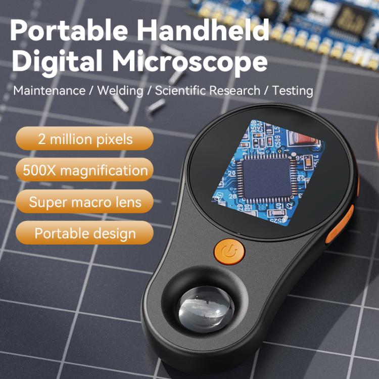 Microscopio digitale portatile Inskam 370 con display da 2 pollici e risoluzione di 2 MP., inskam370