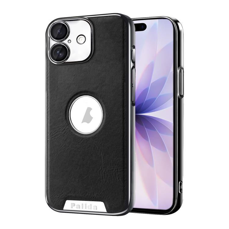 Custodia per telefono Palida in ecopelle vegana antiurto con finitura elettrolitica in stile Mecha., For iPhone 17 Pro Max, For iPhone 17 Pro, For iPhone 17, For iPhone Air