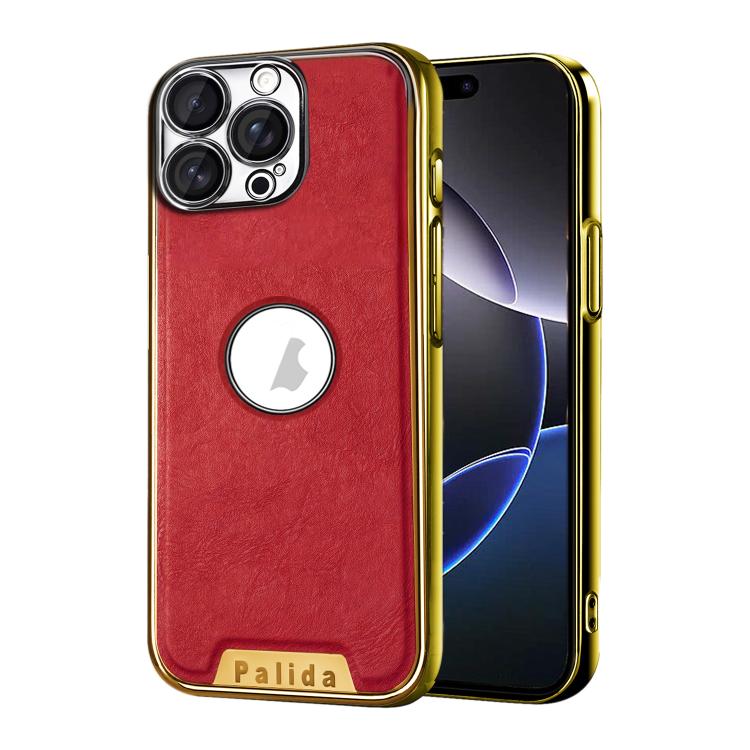 Custodia per telefono Palida in ecopelle vegana antiurto con finitura elettrolitica in stile Mecha., For iPhone 16 Pro Max, For iPhone 16 Pro, For iPhone 16, For iPhone 15 Pro Max