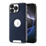 Custodia per telefono Palida in ecopelle vegana antiurto con finitura elettrolitica in stile Mecha., For iPhone 16 Pro Max, For iPhone 16 Pro, For iPhone 16, For iPhone 15 Pro Max
