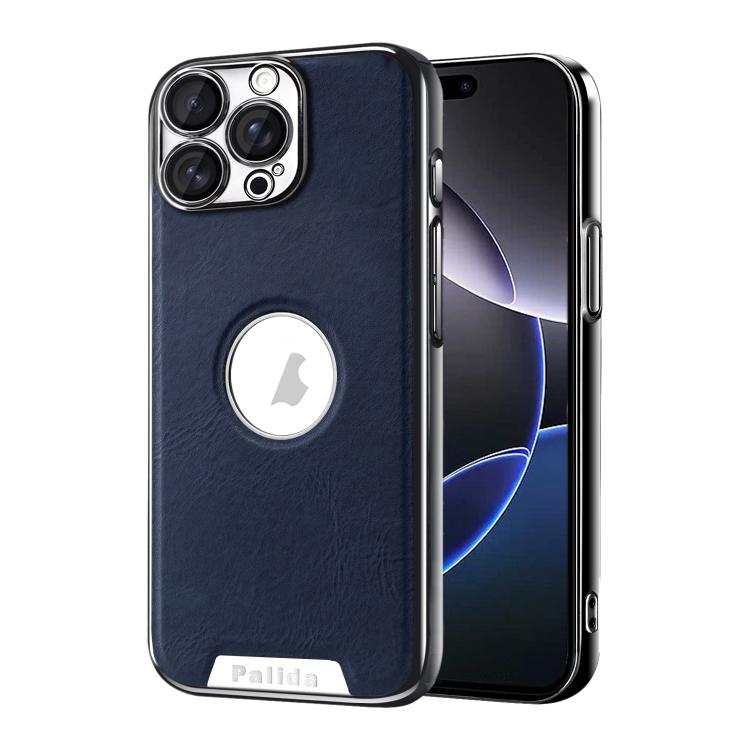 Custodia per telefono Palida in ecopelle vegana antiurto con finitura elettrolitica in stile Mecha., For iPhone 16 Pro Max, For iPhone 16 Pro, For iPhone 16, For iPhone 15 Pro Max