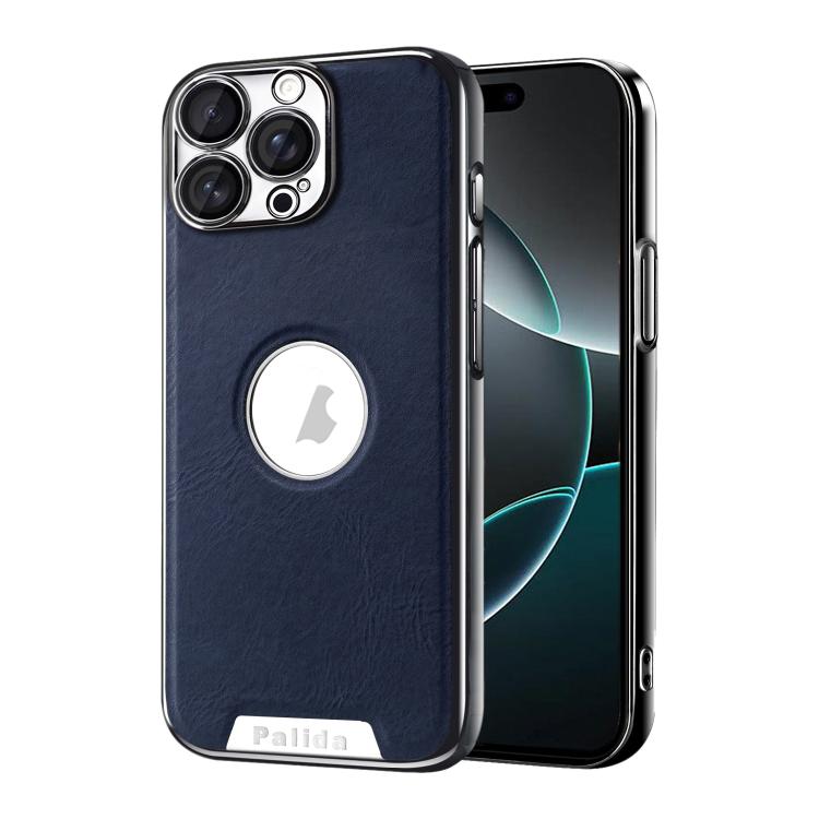 Custodia per telefono Palida in ecopelle vegana antiurto con finitura elettrolitica in stile Mecha., For iPhone 16 Pro Max, For iPhone 16 Pro, For iPhone 16, For iPhone 15 Pro Max