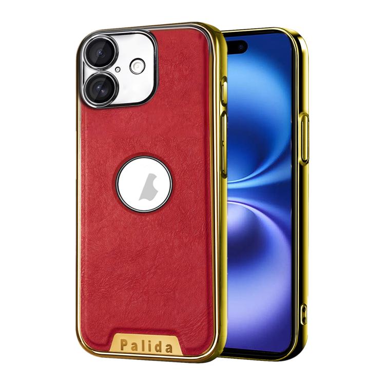 Custodia per telefono Palida in ecopelle vegana antiurto con finitura elettrolitica in stile Mecha., For iPhone 16 Pro Max, For iPhone 16 Pro, For iPhone 16, For iPhone 15 Pro Max