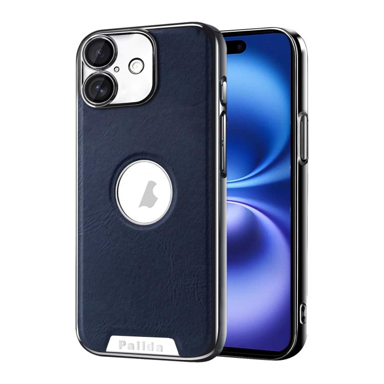 Custodia per telefono Palida in ecopelle vegana antiurto con finitura elettrolitica in stile Mecha., For iPhone 16 Pro Max, For iPhone 16 Pro, For iPhone 16, For iPhone 15 Pro Max