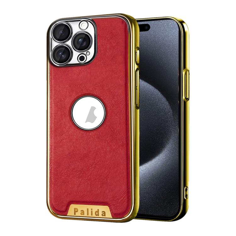 Custodia per telefono Palida in ecopelle vegana antiurto con finitura elettrolitica in stile Mecha., For iPhone 16 Pro Max, For iPhone 16 Pro, For iPhone 16, For iPhone 15 Pro Max