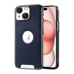Custodia per telefono Palida in ecopelle vegana antiurto con finitura elettrolitica in stile Mecha., For iPhone 15 Pro, For iPhone 15, For iPhone 14, For iPhone 14 Pro