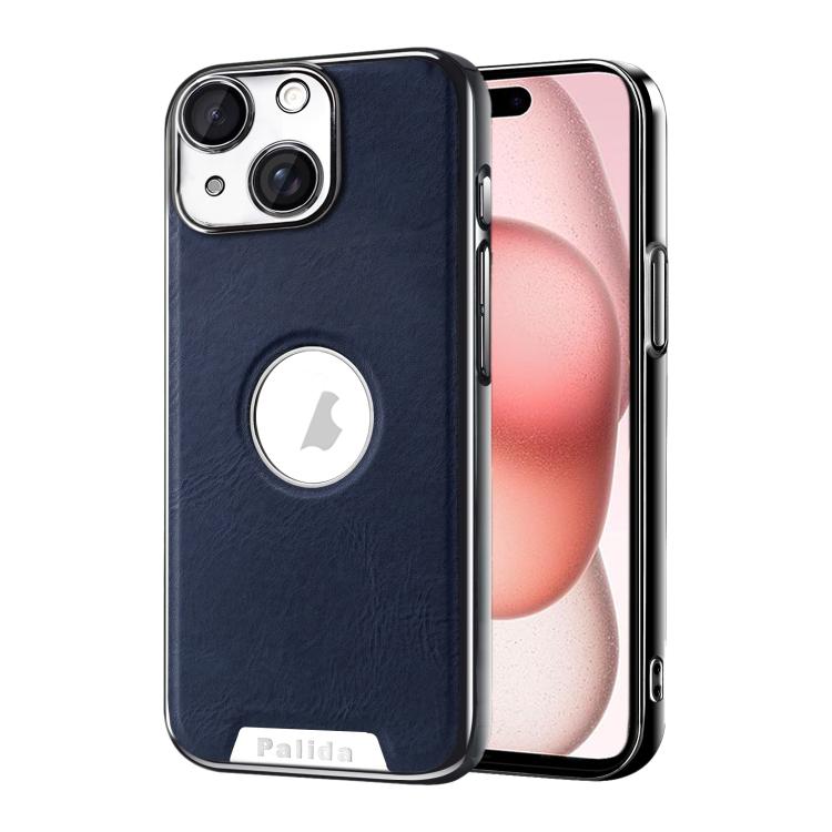 Custodia per telefono Palida in ecopelle vegana antiurto con finitura elettrolitica in stile Mecha., For iPhone 15 Pro, For iPhone 15, For iPhone 14, For iPhone 14 Pro