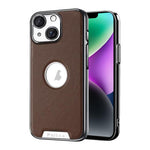 Custodia per telefono Palida in ecopelle vegana antiurto con finitura elettrolitica in stile Mecha., For iPhone 15 Pro, For iPhone 15, For iPhone 14, For iPhone 14 Pro