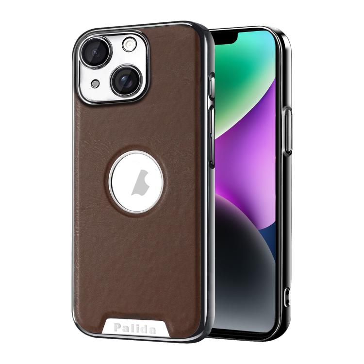 Custodia per telefono Palida in ecopelle vegana antiurto con finitura elettrolitica in stile Mecha., For iPhone 15 Pro, For iPhone 15, For iPhone 14, For iPhone 14 Pro