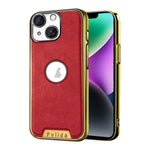 Custodia per telefono Palida in ecopelle vegana antiurto con finitura elettrolitica in stile Mecha., For iPhone 15 Pro, For iPhone 15, For iPhone 14, For iPhone 14 Pro