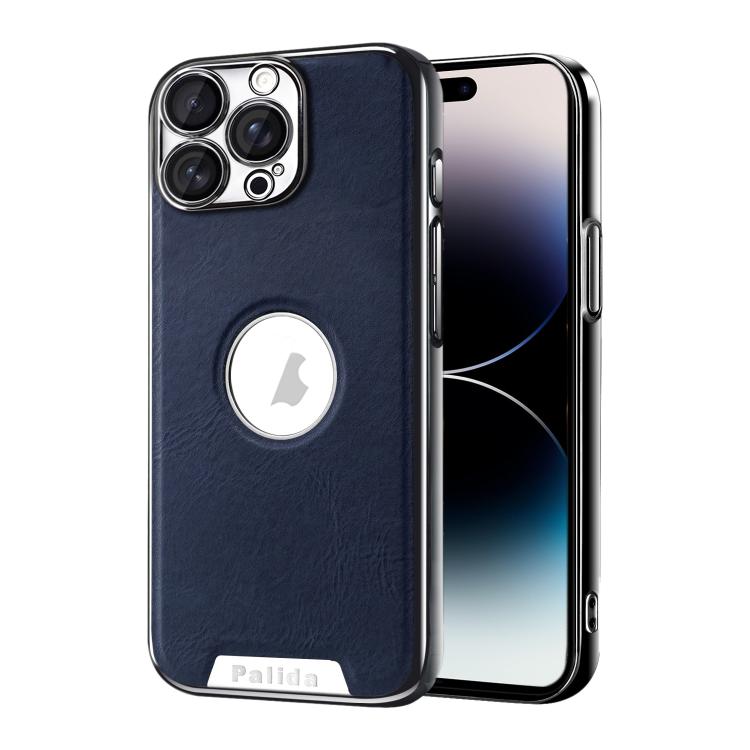 Custodia per telefono Palida in ecopelle vegana antiurto con finitura elettrolitica in stile Mecha., For iPhone 15 Pro, For iPhone 15, For iPhone 14, For iPhone 14 Pro