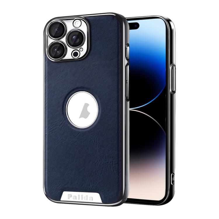 Custodia per telefono Palida in ecopelle vegana antiurto con finitura elettrolitica in stile Mecha., For iPhone 14 Pro Max, For iPhone 13 Pro Max, For iPhone 13 Pro, For iPhone 13