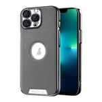 Custodia per telefono Palida in ecopelle vegana antiurto con finitura elettrolitica in stile Mecha., For iPhone 14 Pro Max, For iPhone 13 Pro Max, For iPhone 13 Pro, For iPhone 13