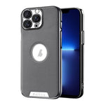Custodia per telefono Palida in ecopelle vegana antiurto con finitura elettrolitica in stile Mecha., For iPhone 14 Pro Max, For iPhone 13 Pro Max, For iPhone 13 Pro, For iPhone 13