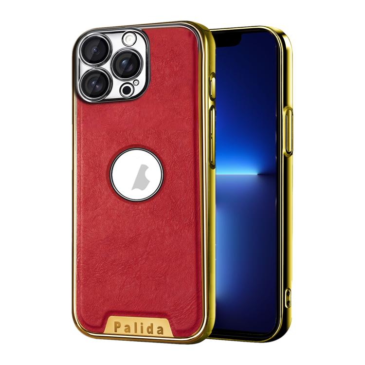 Custodia per telefono Palida in ecopelle vegana antiurto con finitura elettrolitica in stile Mecha., For iPhone 14 Pro Max, For iPhone 13 Pro Max, For iPhone 13 Pro, For iPhone 13
