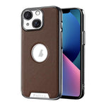 Custodia per telefono Palida in ecopelle vegana antiurto con finitura elettrolitica in stile Mecha., For iPhone 14 Pro Max, For iPhone 13 Pro Max, For iPhone 13 Pro, For iPhone 13