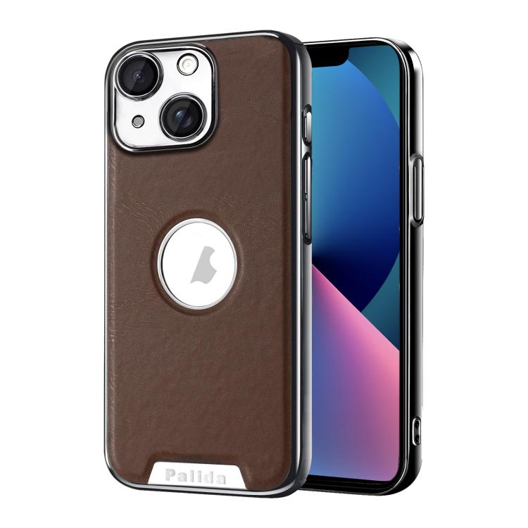 Custodia per telefono Palida in ecopelle vegana antiurto con finitura elettrolitica in stile Mecha., For iPhone 14 Pro Max, For iPhone 13 Pro Max, For iPhone 13 Pro, For iPhone 13