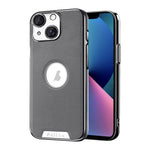 Custodia per telefono Palida in ecopelle vegana antiurto con finitura elettrolitica in stile Mecha., For iPhone 14 Pro Max, For iPhone 13 Pro Max, For iPhone 13 Pro, For iPhone 13