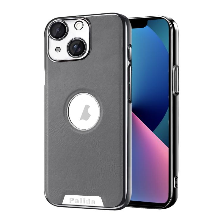 Custodia per telefono Palida in ecopelle vegana antiurto con finitura elettrolitica in stile Mecha., For iPhone 14 Pro Max, For iPhone 13 Pro Max, For iPhone 13 Pro, For iPhone 13