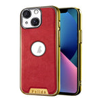 Custodia per telefono Palida in ecopelle vegana antiurto con finitura elettrolitica in stile Mecha., For iPhone 14 Pro Max, For iPhone 13 Pro Max, For iPhone 13 Pro, For iPhone 13