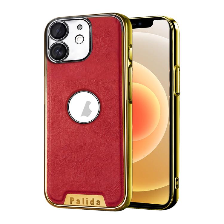 Custodia per telefono Palida in ecopelle vegana antiurto con finitura elettrolitica in stile Mecha., For iPhone 12, For iPhone 12 Pro Max, For iPhone 12 Pro