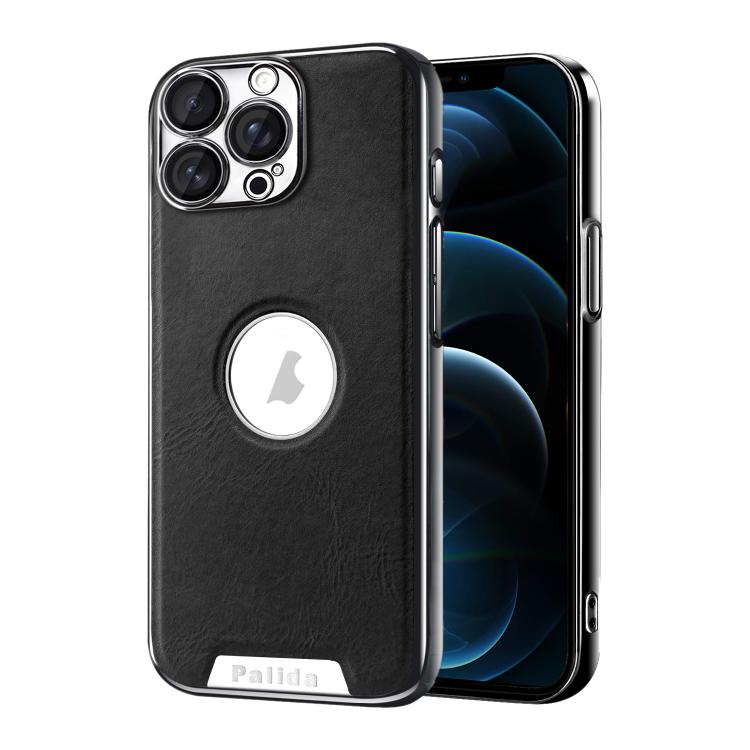 Custodia per telefono Palida in ecopelle vegana antiurto con finitura elettrolitica in stile Mecha., For iPhone 12, For iPhone 12 Pro Max, For iPhone 12 Pro