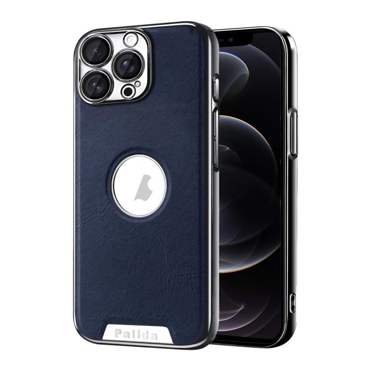Custodia per telefono Palida in ecopelle vegana antiurto con finitura elettrolitica in stile Mecha., For iPhone 12, For iPhone 12 Pro Max, For iPhone 12 Pro