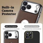 Custodia per telefono Palida in ecopelle vegana antiurto con finitura elettrolitica in stile Mecha., For iPhone 12, For iPhone 12 Pro Max, For iPhone 12 Pro
