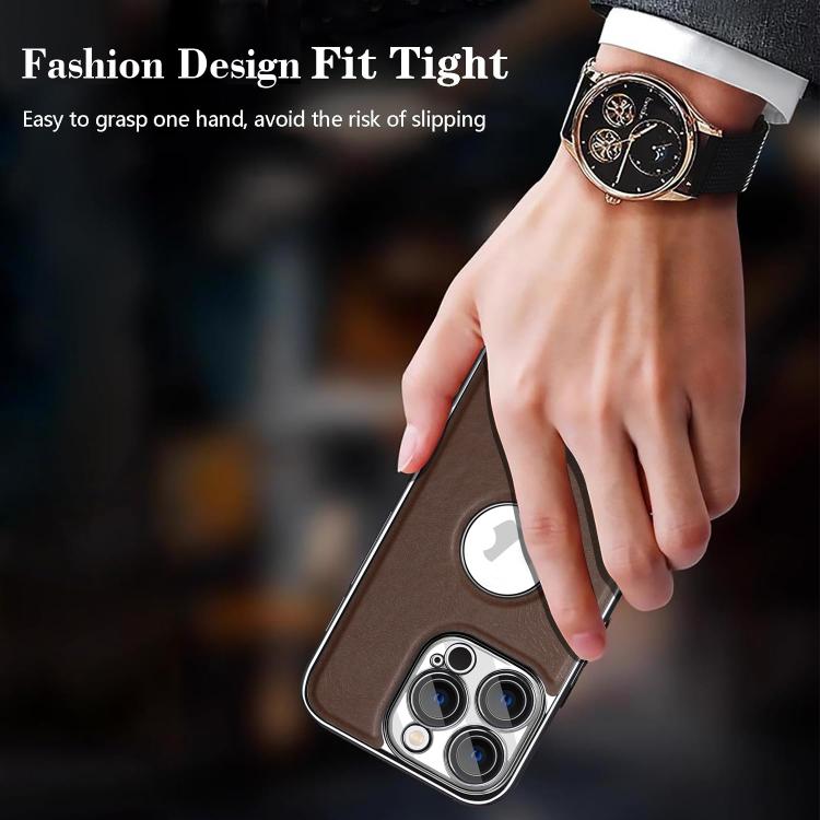 Custodia per telefono Palida in ecopelle vegana antiurto con finitura elettrolitica in stile Mecha., For iPhone 16 Pro Max, For iPhone 16 Pro, For iPhone 16, For iPhone 15 Pro Max