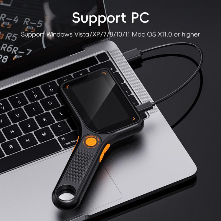 Microscopio digitale portatile Inskam 380 con display da 3 pollici e risoluzione 2MP., inskam380