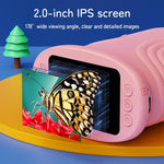 Microscopio digitale per bambini Inskam 382 con display da 2 pollici e 2 MP, ideale per l'osservazione della natura., inskam382