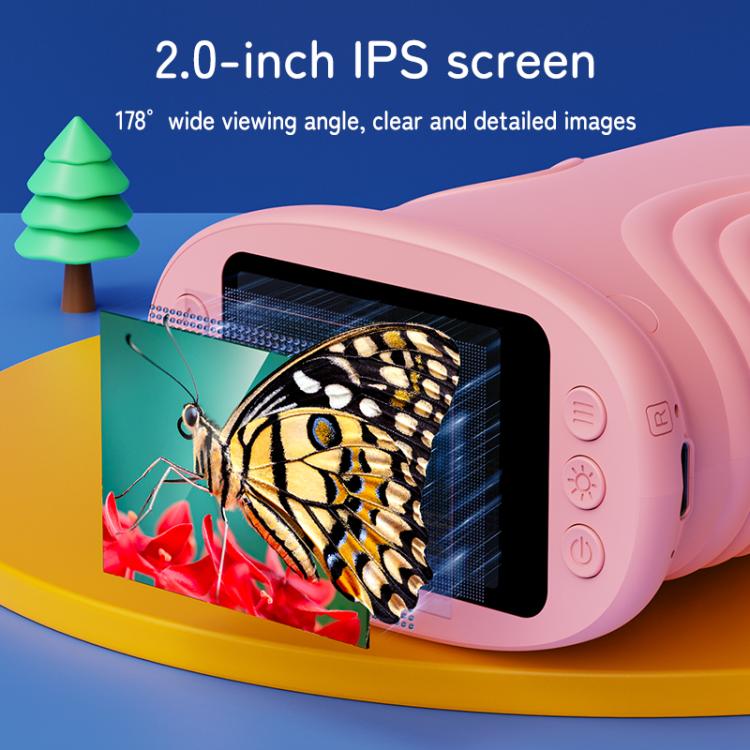 Microscopio digitale per bambini Inskam 382 con display da 2 pollici e 2 MP, ideale per l'osservazione della natura., inskam382