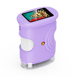 Microscopio digitale per bambini Inskam 382 con display da 2 pollici e 2 MP, ideale per l'osservazione della natura., inskam382