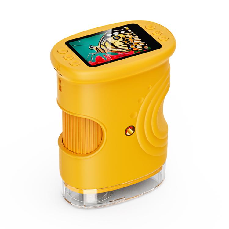 Microscopio digitale per bambini Inskam 382 con display da 2 pollici e 2 MP, ideale per l'osservazione della natura., inskam382