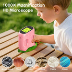 Microscopio digitale e telescopio binoculare 2 in 1 per bambini Inskam 387 con display da 2 MP e 2 pollici., inskam387