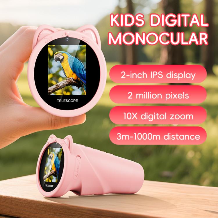 Telescopio monoculare digitale per bambini Inskam 389 con display da 2 MP e schermo da 2 pollici., inskam389