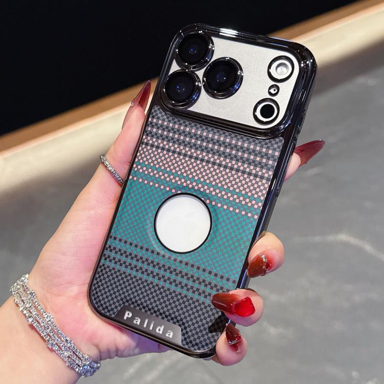Custodia per telefono Palida con texture in Kevlar elettrolitico antiurto., For iPhone 17 Pro Max, For iPhone 17 Pro, For iPhone 17, For iPhone Air, For iPhone 16 Pro Max, For iPhone 16 Pro