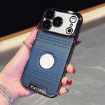Custodia per telefono Palida con texture in Kevlar elettrolitico antiurto., For iPhone 17 Pro Max, For iPhone 17 Pro, For iPhone 17, For iPhone Air, For iPhone 16 Pro Max, For iPhone 16 Pro