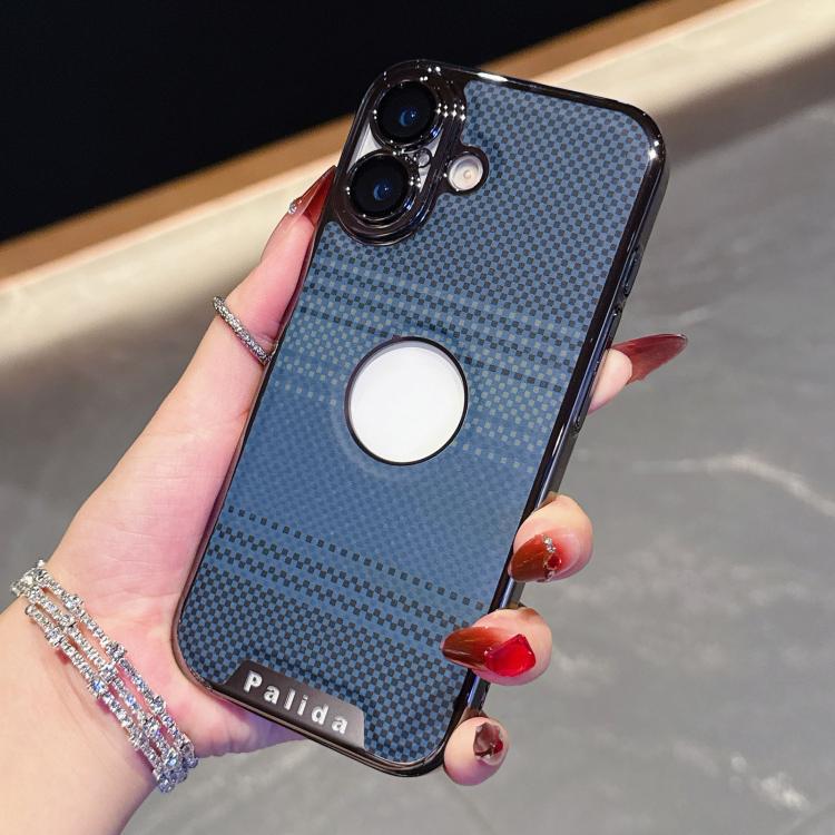 Custodia per telefono Palida con texture in Kevlar elettrolitico antiurto., For iPhone 16 Plus, For iPhone 16, For iPhone 15 Pro Max, For iPhone 15 Pro, For iPhone 15 Plus, For iPhone 15
