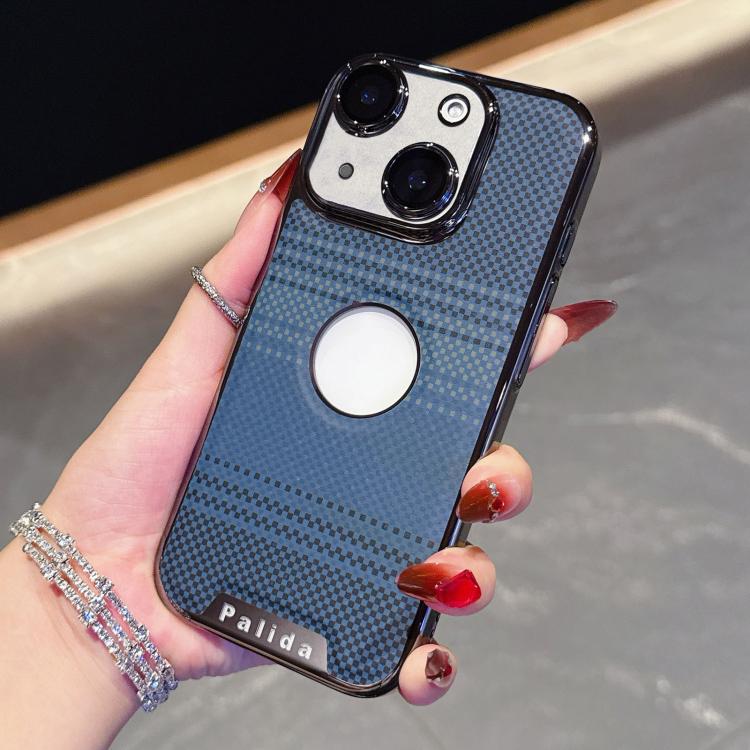 Custodia per telefono Palida con texture in Kevlar elettrolitico antiurto., For iPhone 14 Plus, For iPhone 14, For iPhone 14 Pro, For iPhone 14 Pro Max, For iPhone 13 Pro Max, For iPhone 13 Pro