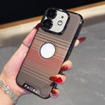 Custodia per telefono Palida con texture in Kevlar elettrolitico antiurto., For iPhone 13, For iPhone 12, For iPhone 12 Pro Max, For iPhone 12 Pro