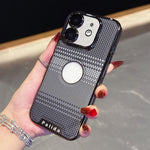 Custodia per telefono Palida con texture in Kevlar elettrolitico antiurto., For iPhone 13, For iPhone 12, For iPhone 12 Pro Max, For iPhone 12 Pro