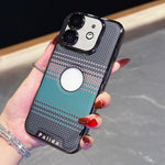 Custodia per telefono Palida con texture in Kevlar elettrolitico antiurto., For iPhone 13, For iPhone 12, For iPhone 12 Pro Max, For iPhone 12 Pro